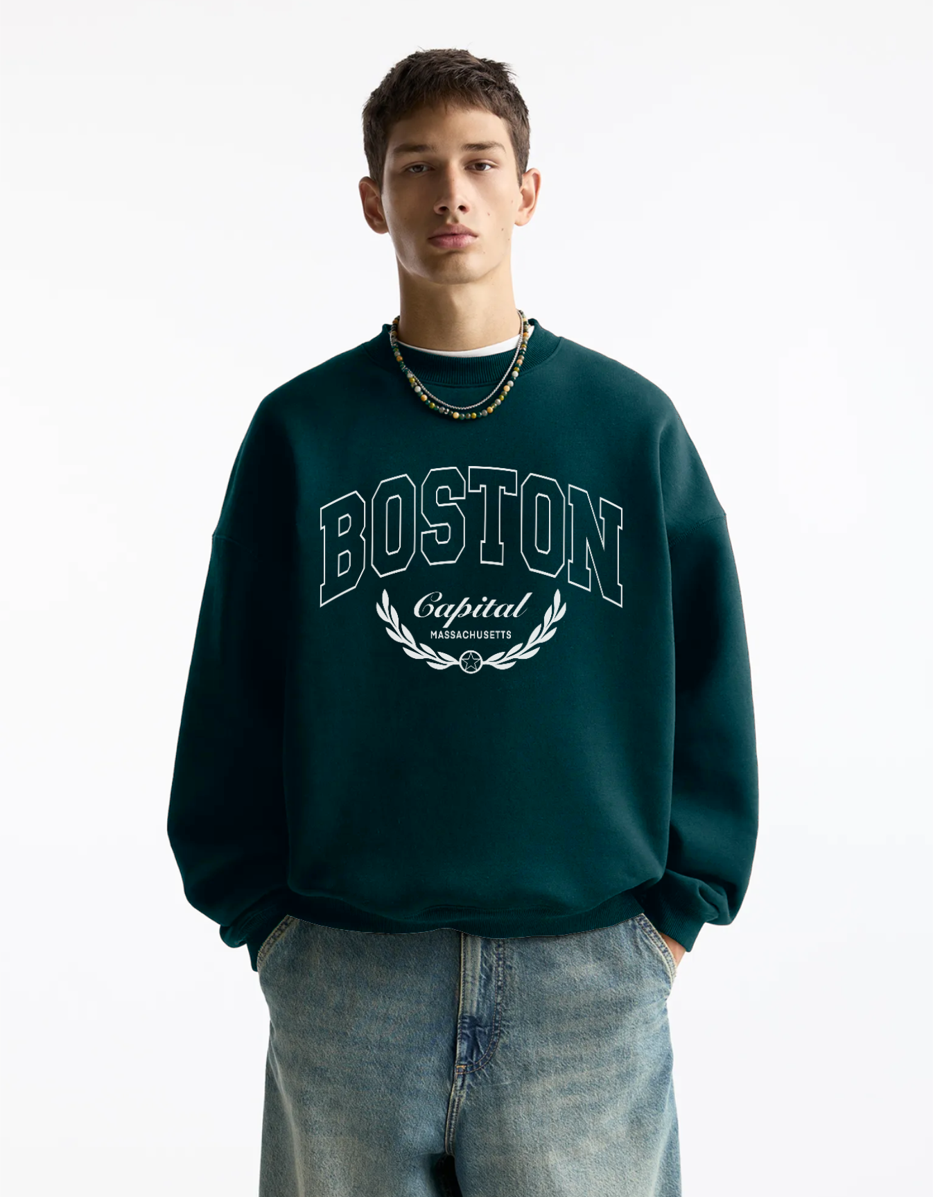 BOSTON OVERSIZED FIT SWEATSHIRT – MIDHOURS® BOSTON OVERSIZED FIT SWEATSHIRT – MIDHOURS®
