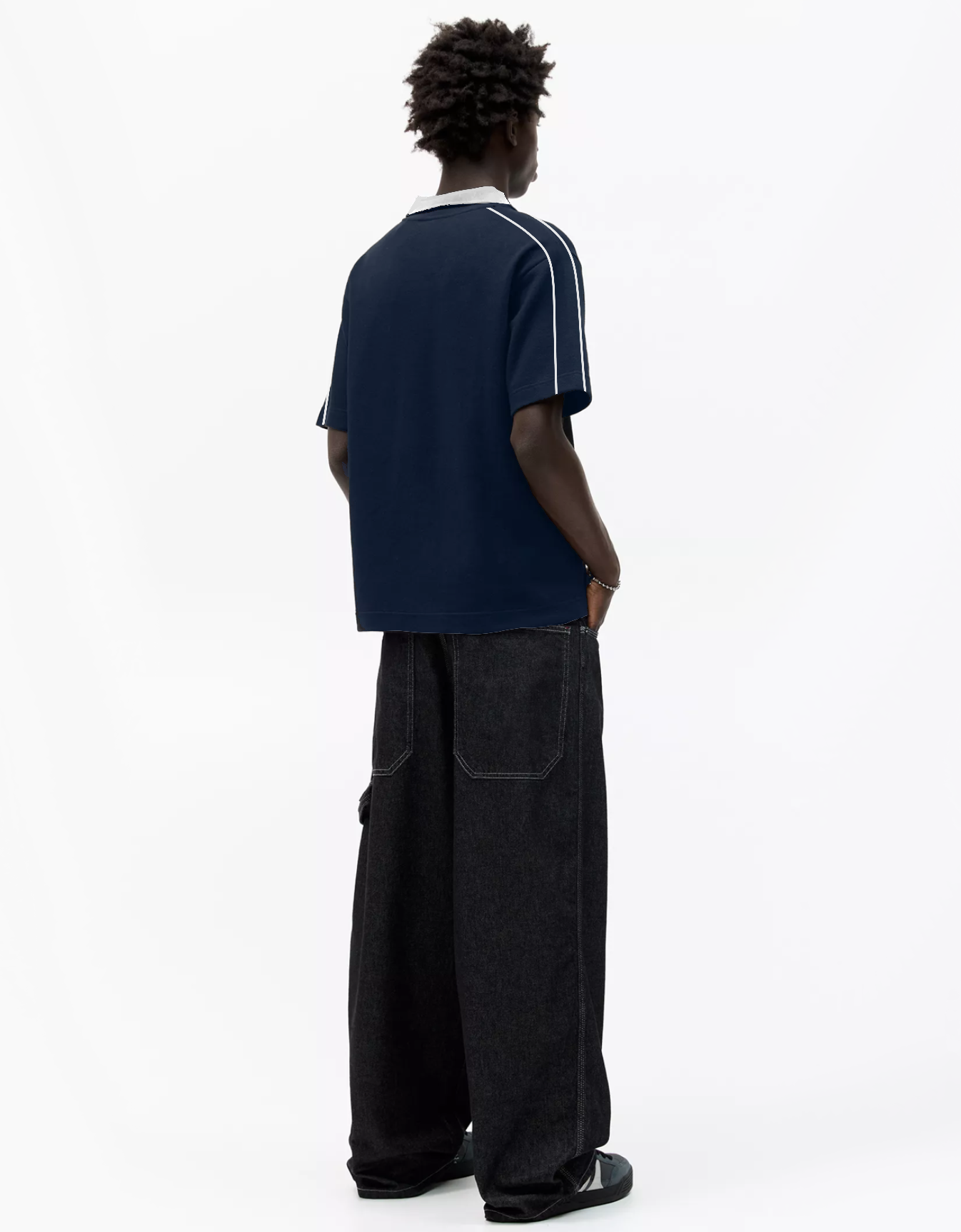 TIGERS OVERSIZED FIT POLO T-SHIRT