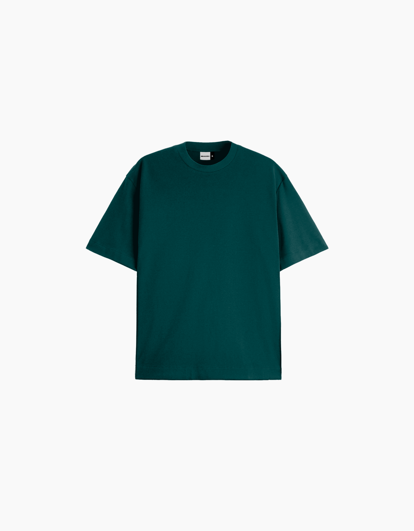 DARK GREEN BASIC OVERSIZED FIT T-SHIRT
