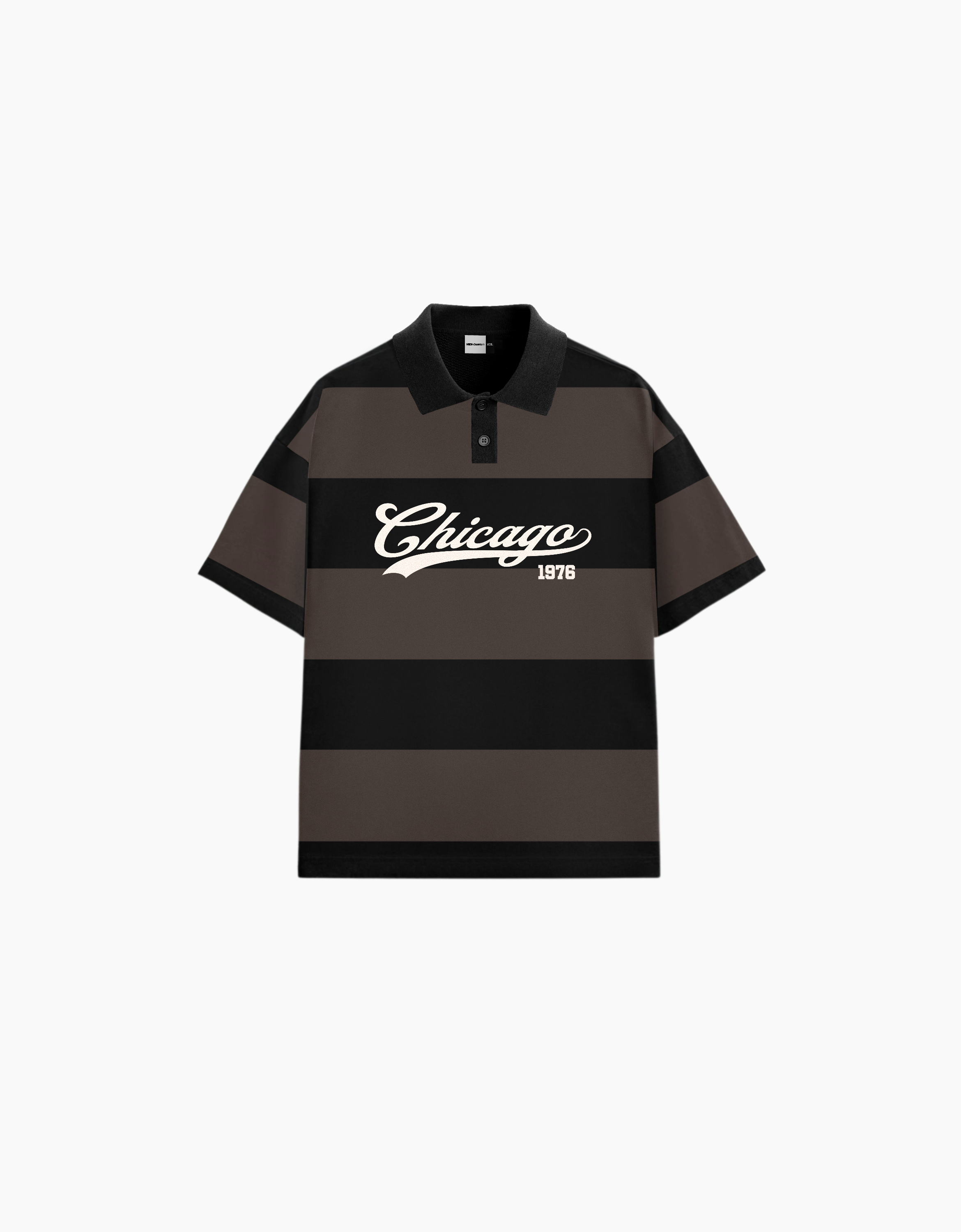 CHICAGO OVERSIZED FIT POLO T-SHIRT