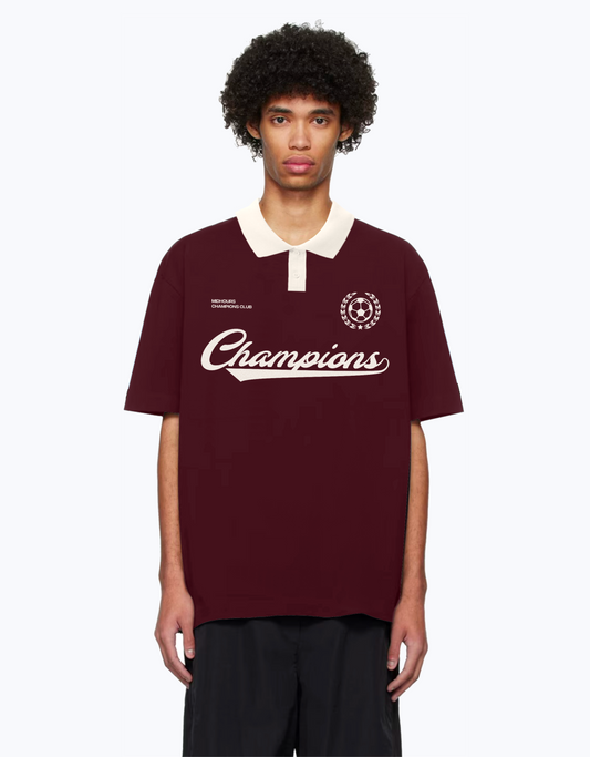 CHAMPIONS OVERSIZED FIT POLO T-SHIRT