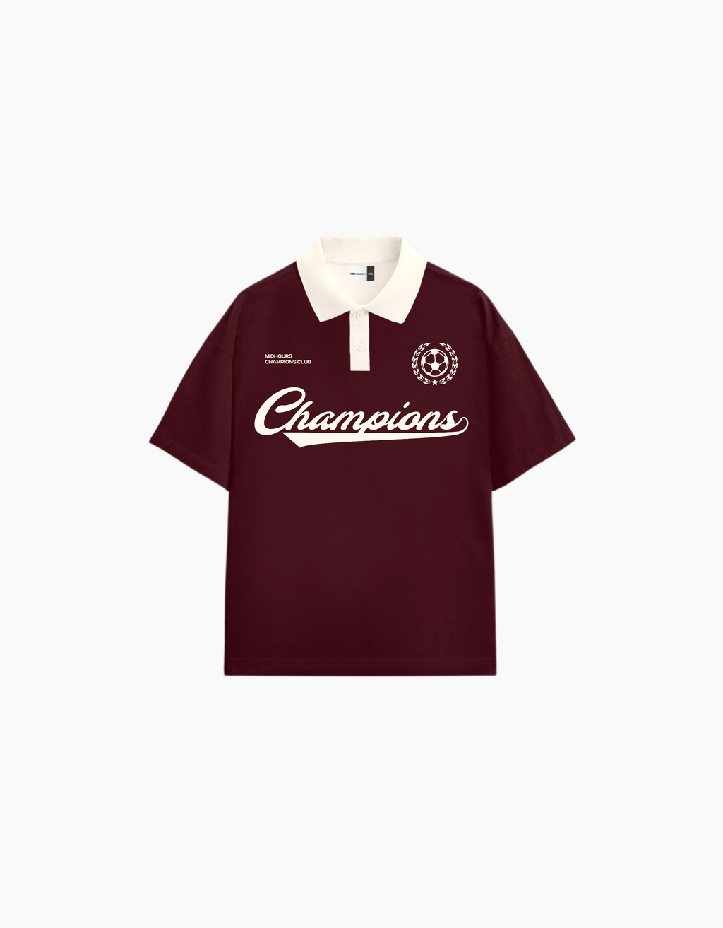 CHAMPIONS OVERSIZED FIT POLO T-SHIRT