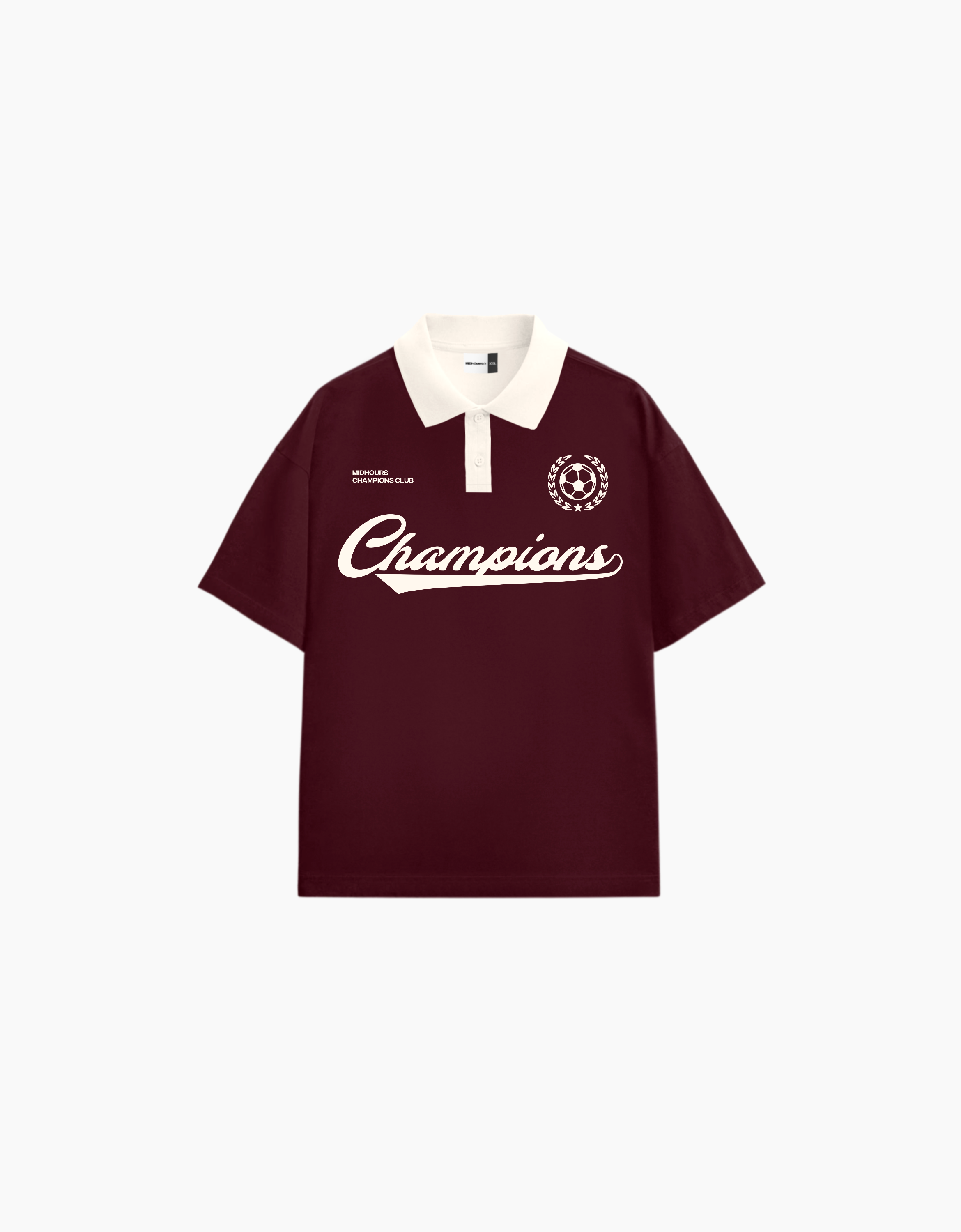 CHAMPIONS OVERSIZED FIT POLO T-SHIRT