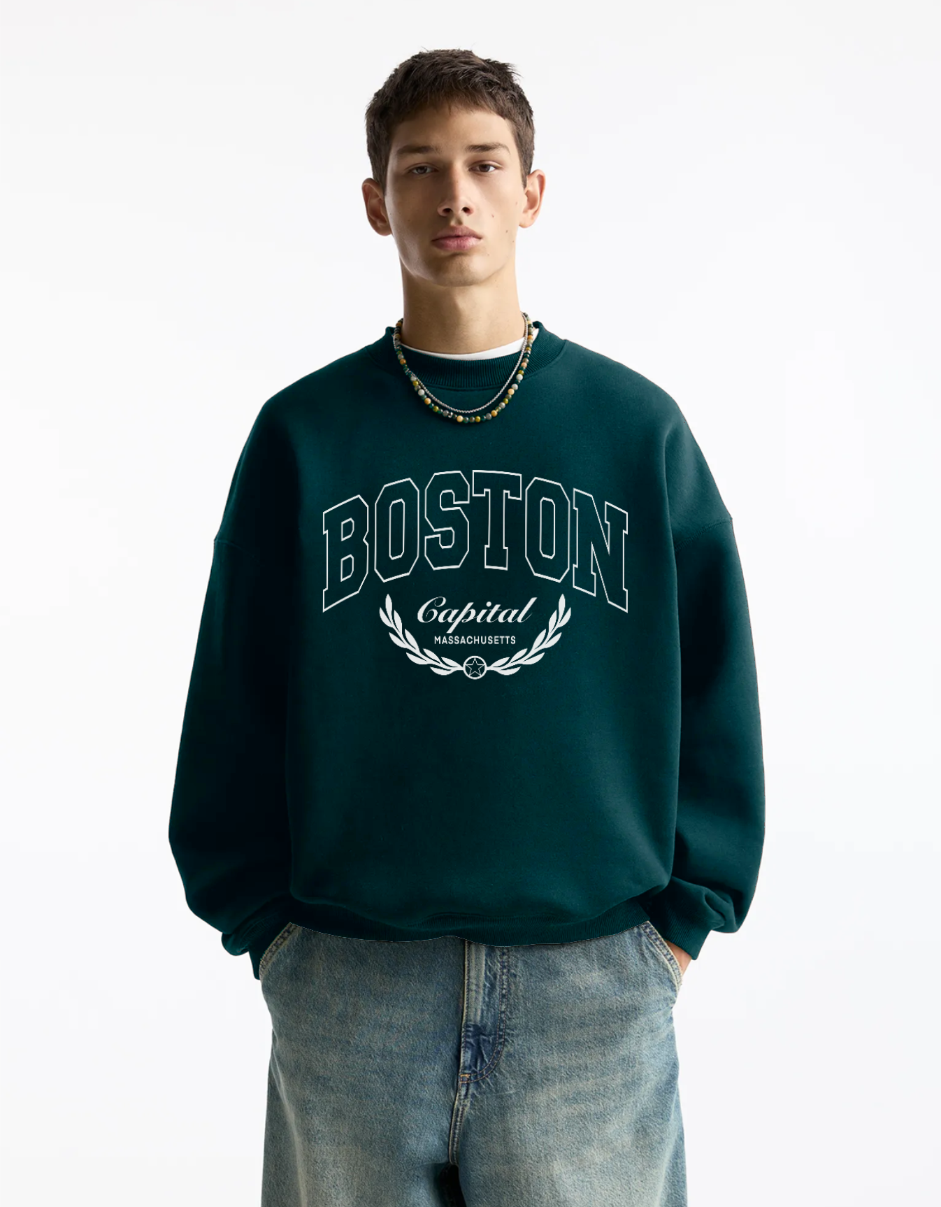 BOSTON OVERSIZED FIT SWEATSHIRT