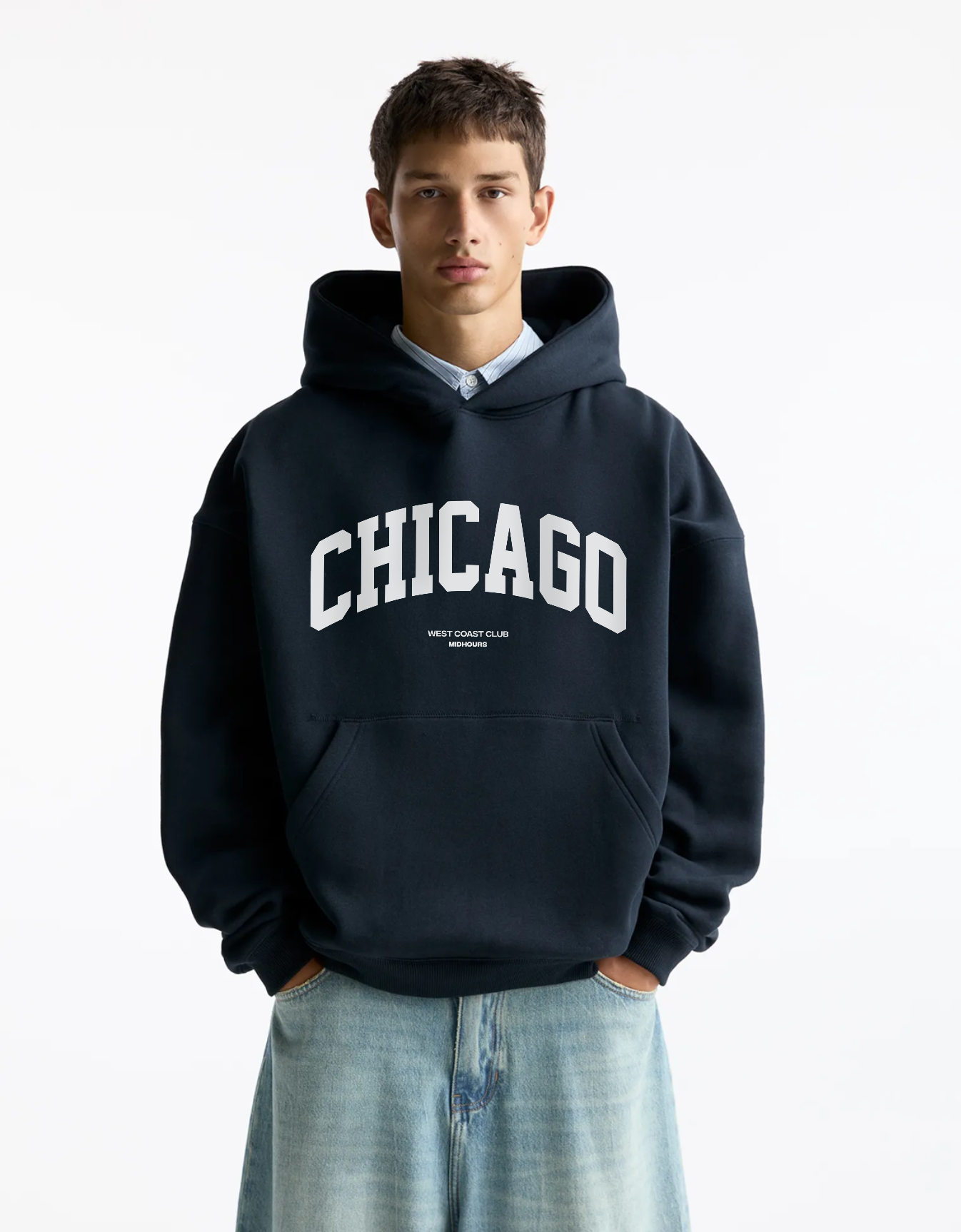 CHICAGO OVERSIZED FIT HOODIE