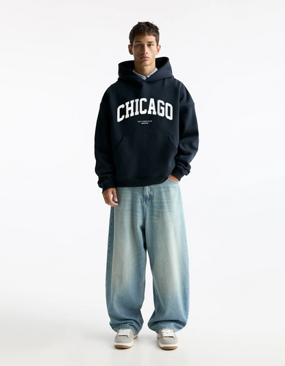 CHICAGO OVERSIZED FIT HOODIE