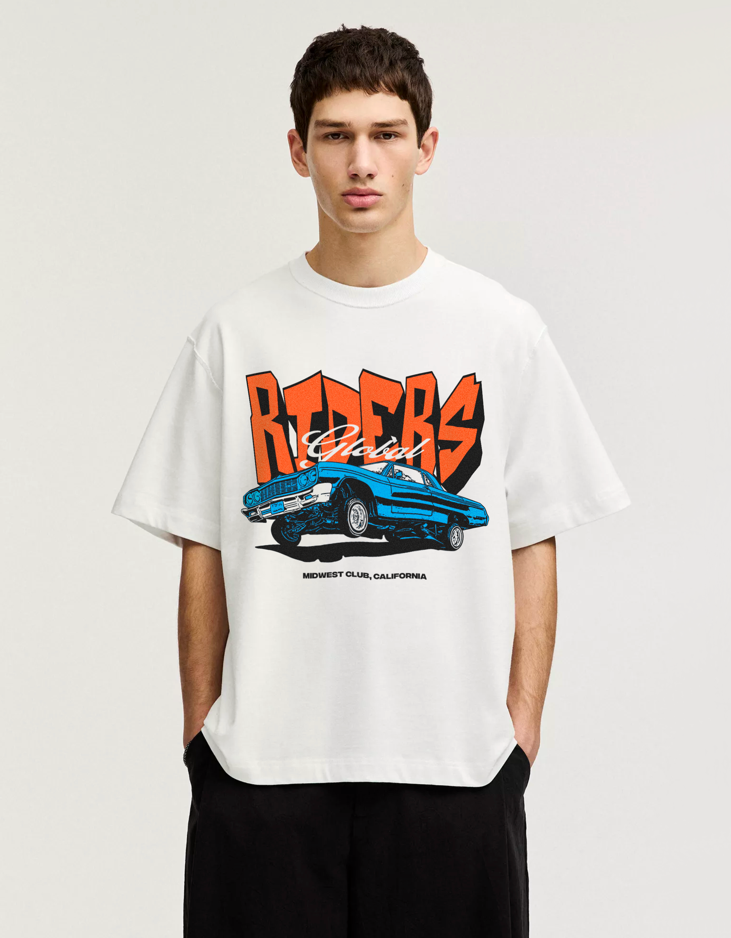 RIDERS OVERSIZED FIT T-SHIRT