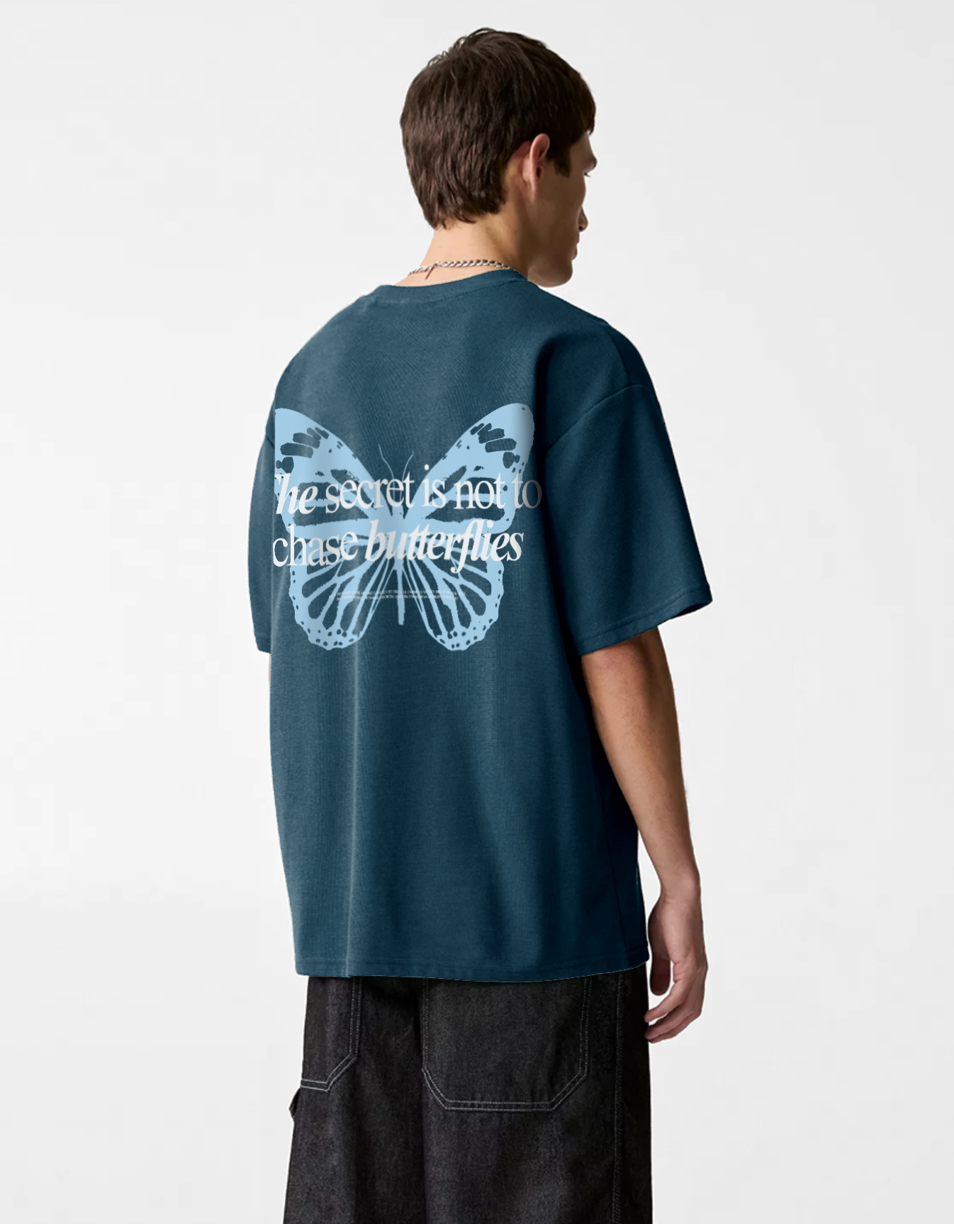 BUTTERFLIES OVERSIZED FIT T-SHIRT
