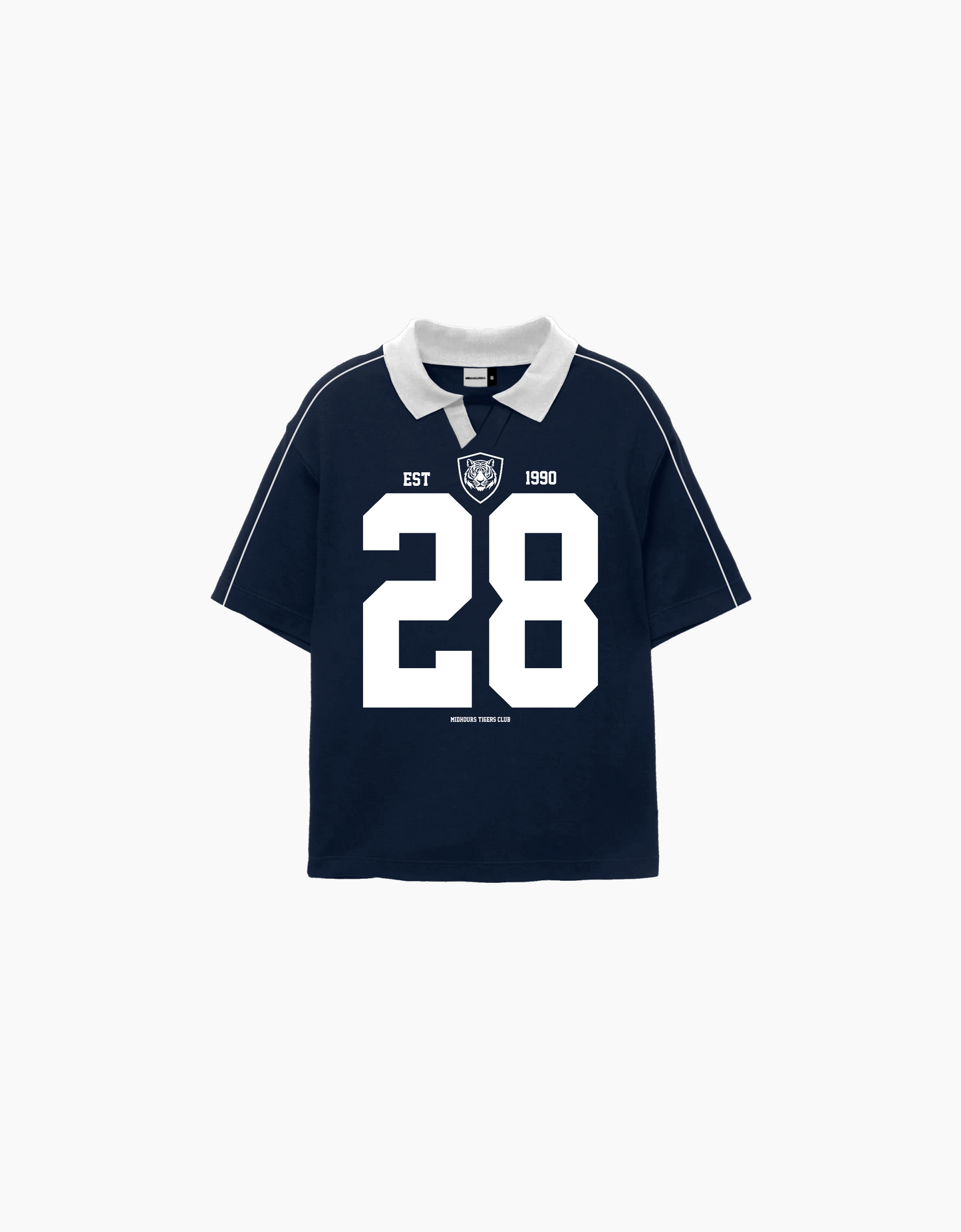 TIGERS OVERSIZED FIT POLO T-SHIRT