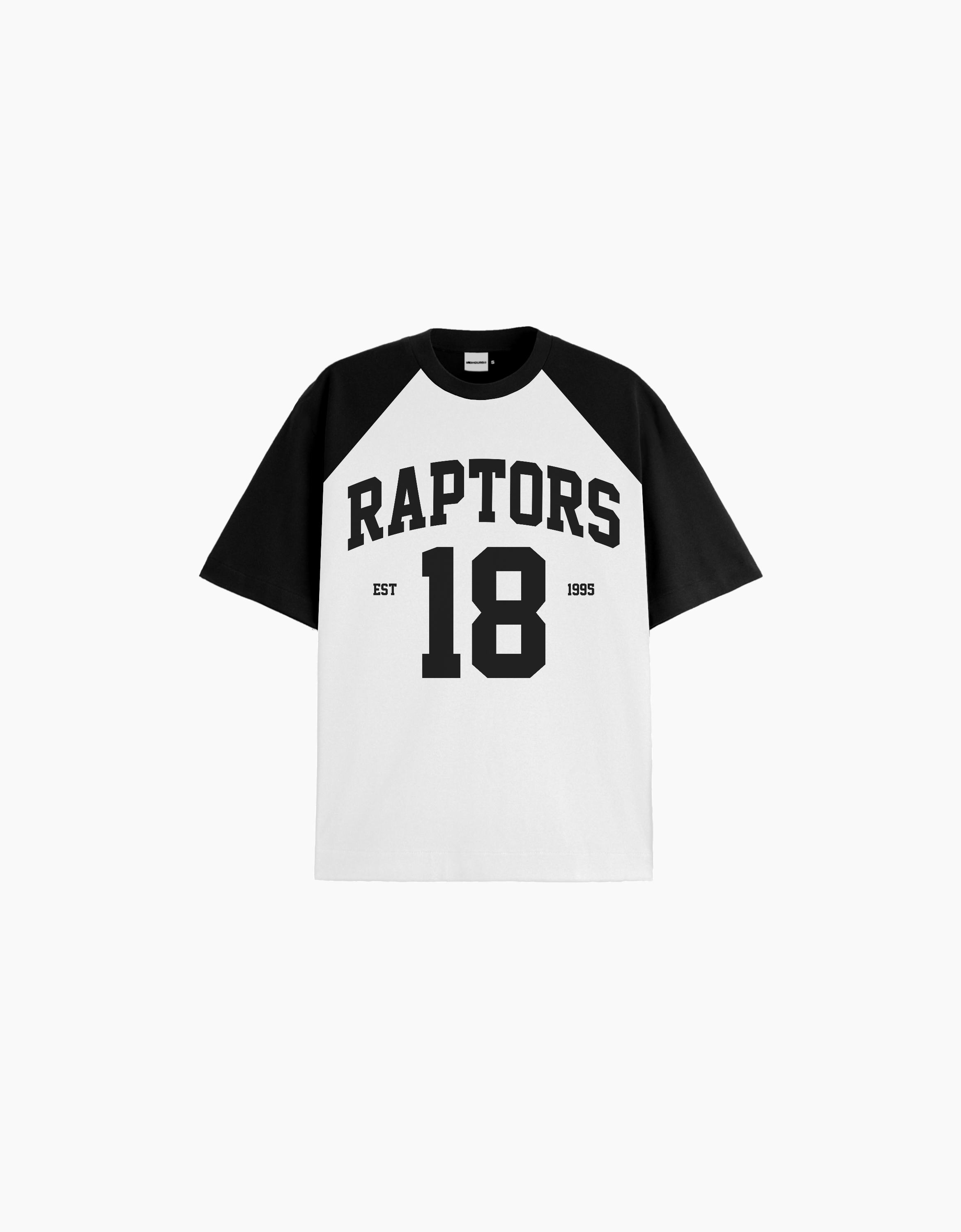 RAPTORS OVERSIZED FIT RAGLAN T-SHIRT