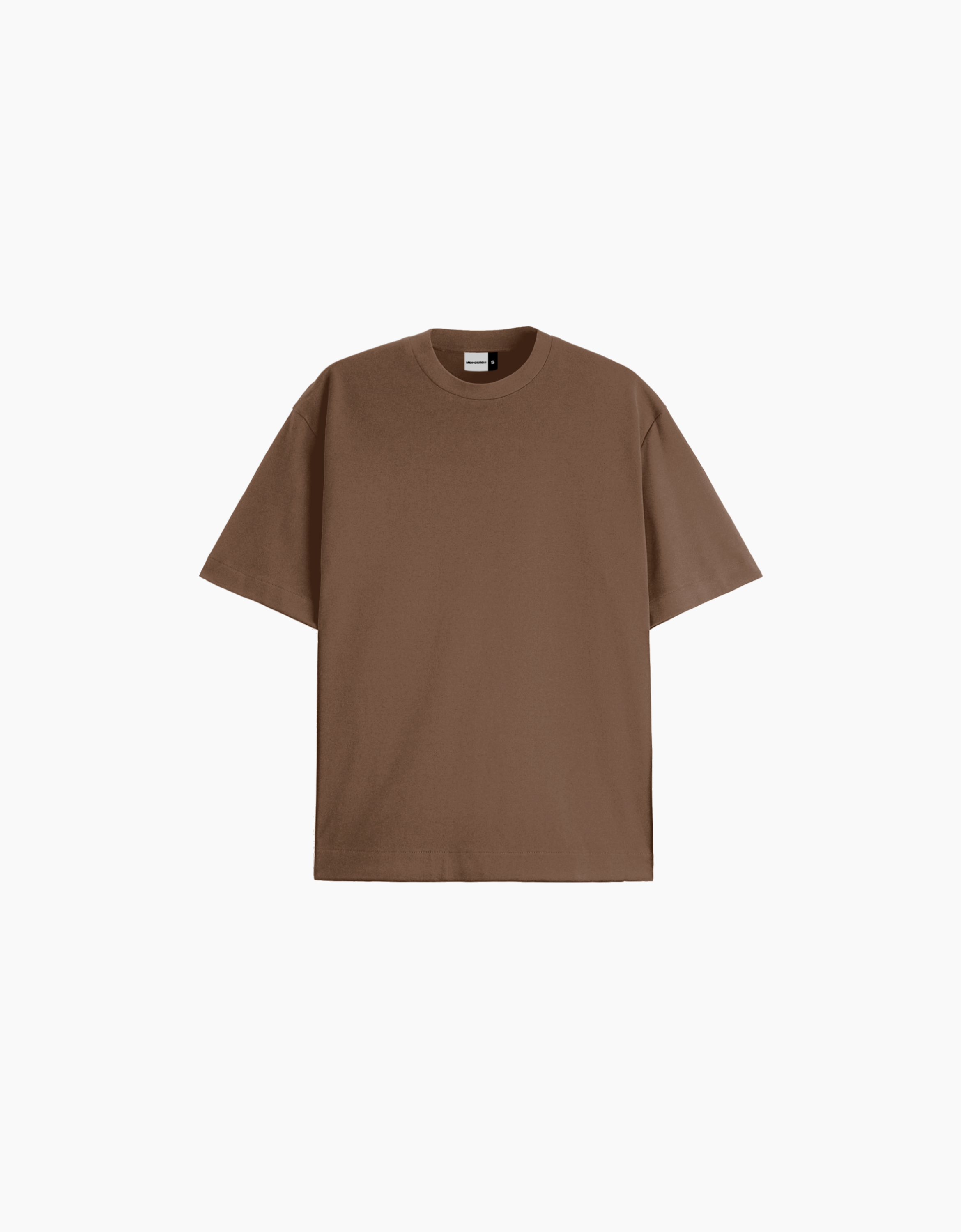 BROWN BASIC OVERSIZED FIT T-SHIRT