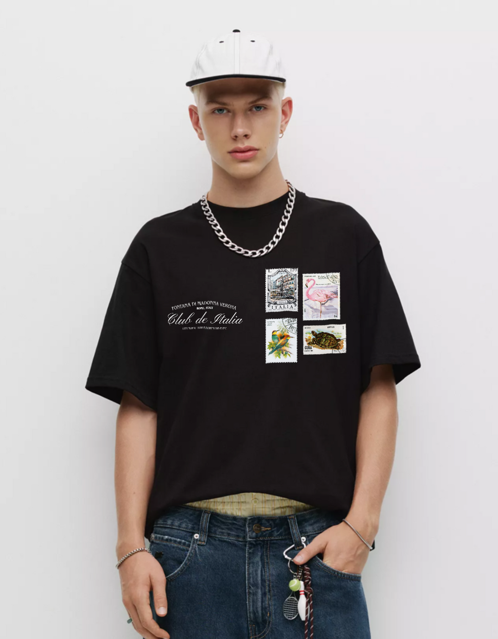 ITALIA OVERSIZED FIT T-SHIRT