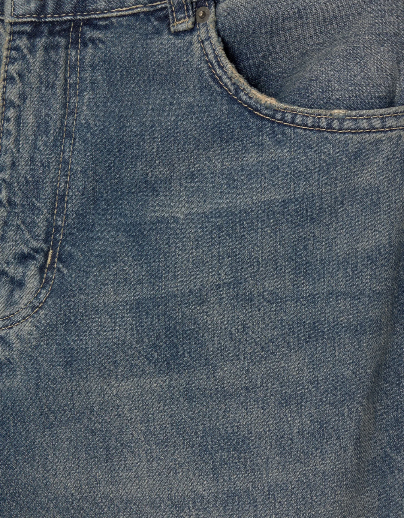 RUSTED BLUE STRAIGHT FIT JEANS