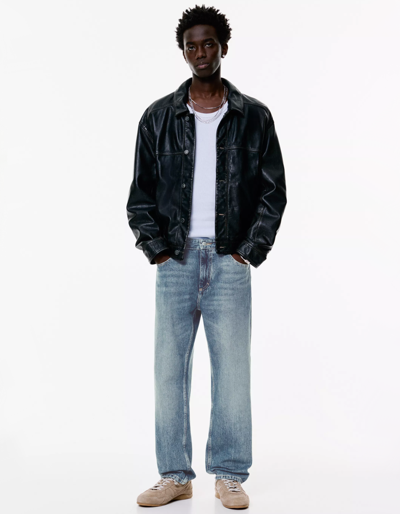 SKY BLUE STRAIGHT FIT JEANS