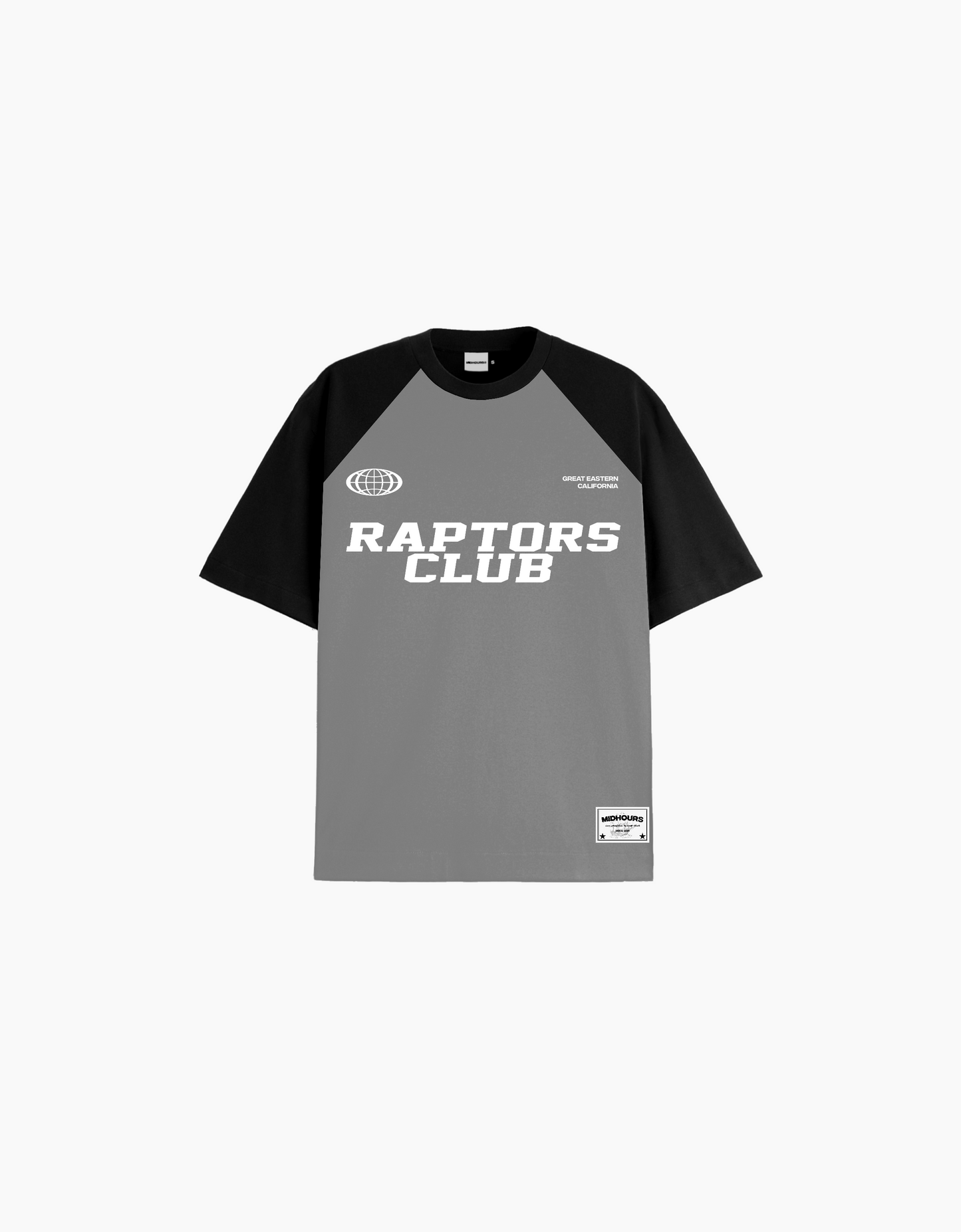 RAPTORS CLUB OVERSIZED FIT RAGLAN T-SHIRT