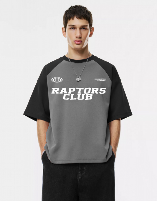 RAPTORS CLUB OVERSIZED FIT RAGLAN T-SHIRT