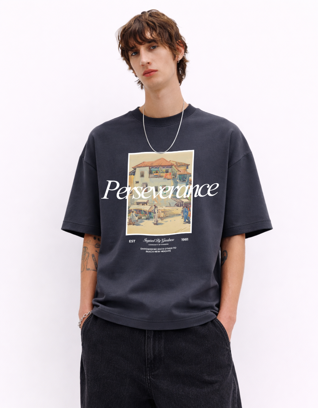 PERSEVERANCE OVERSIZED FIT T-SHIRT