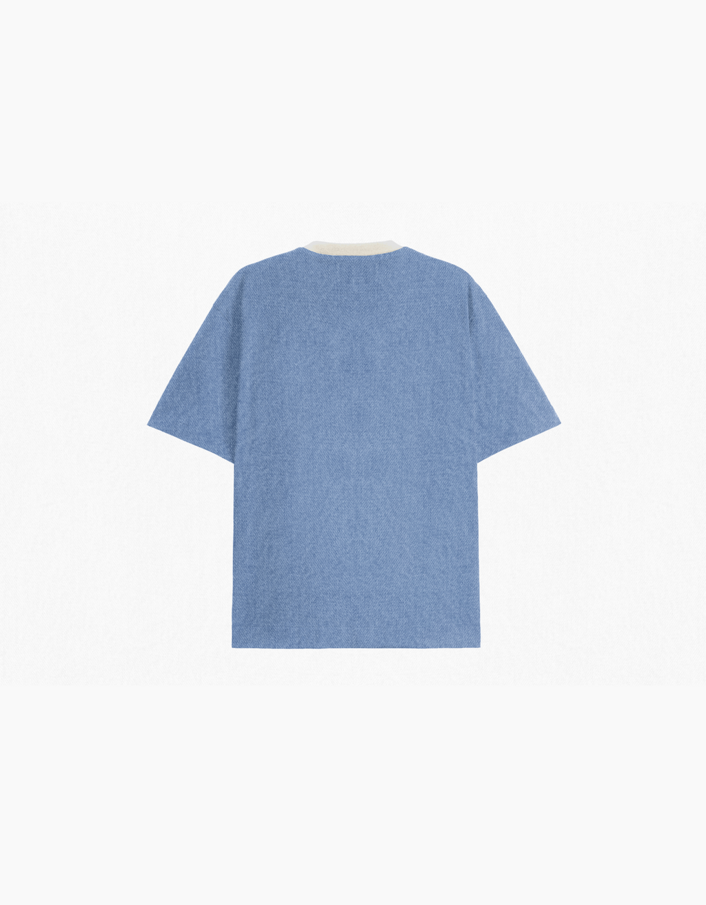 BLUE DENIM OVERSIZED FIT T-SHIRT