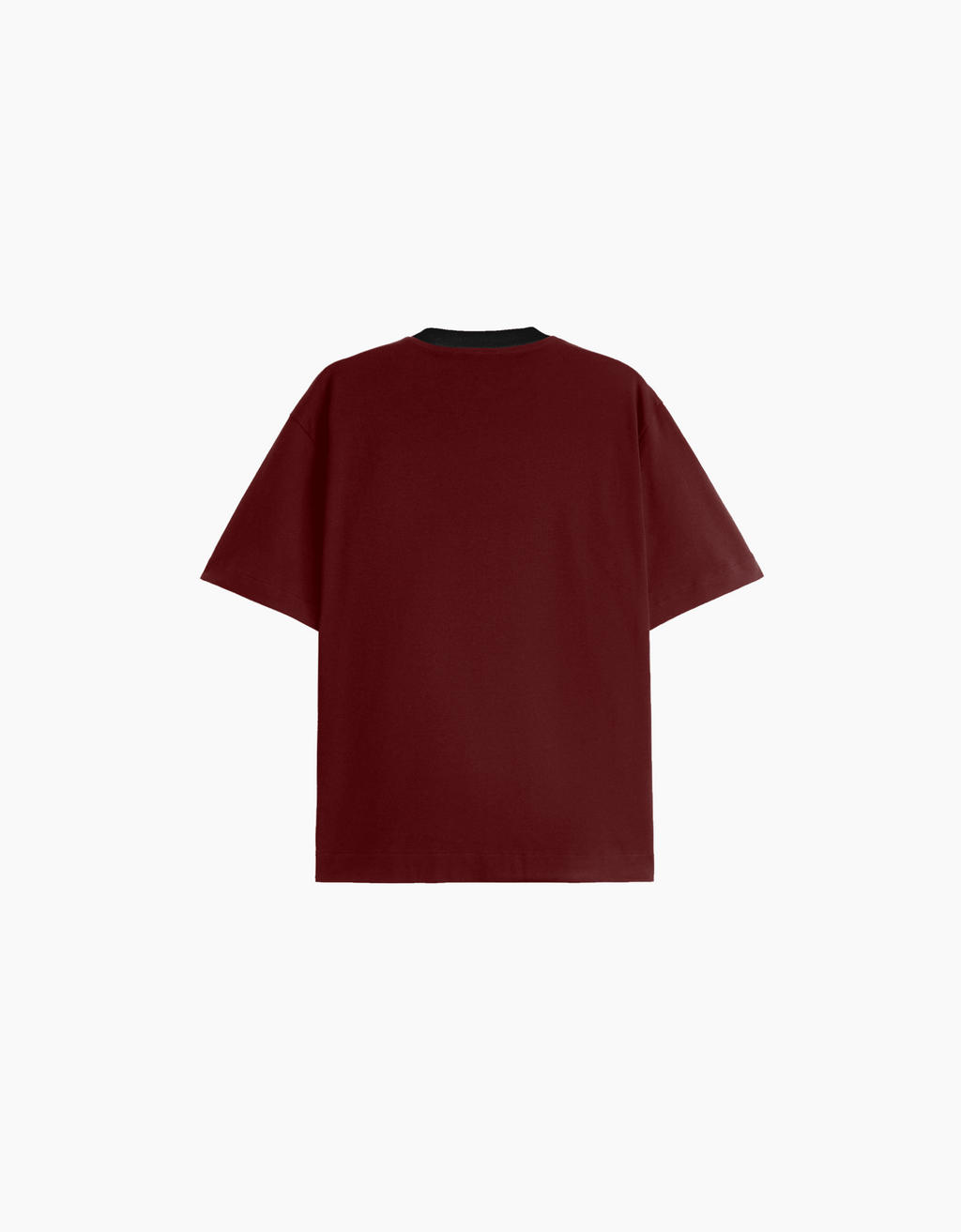 RAGLAN MAROON OVERSIZED FIT T-SHIRT