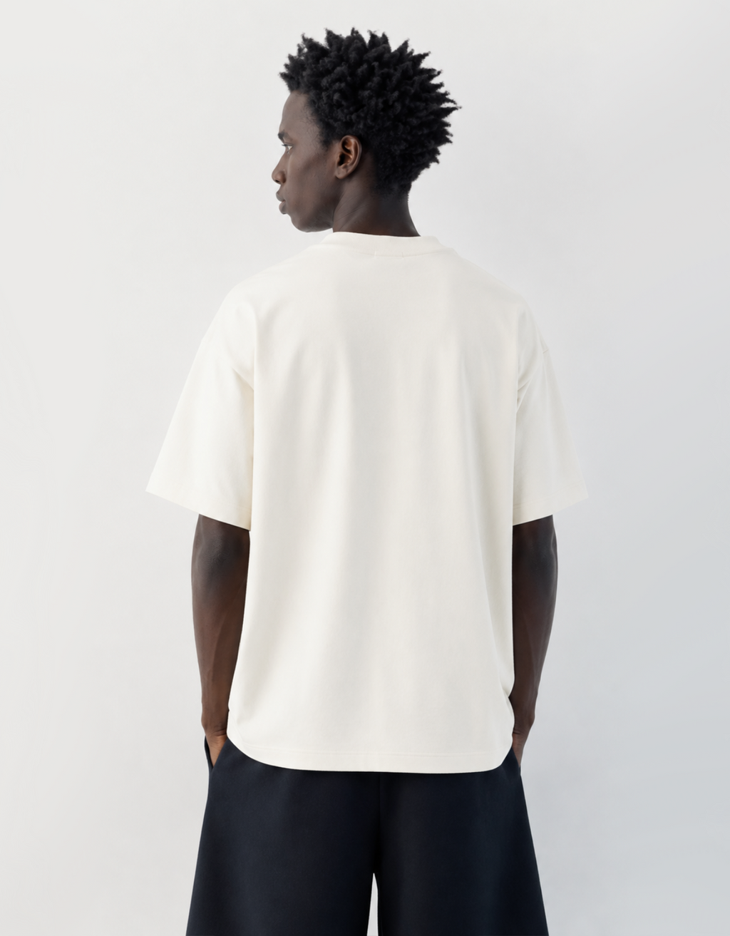 NEW YORK OFF WHITE OVERSIZED FIT T-SHIRT