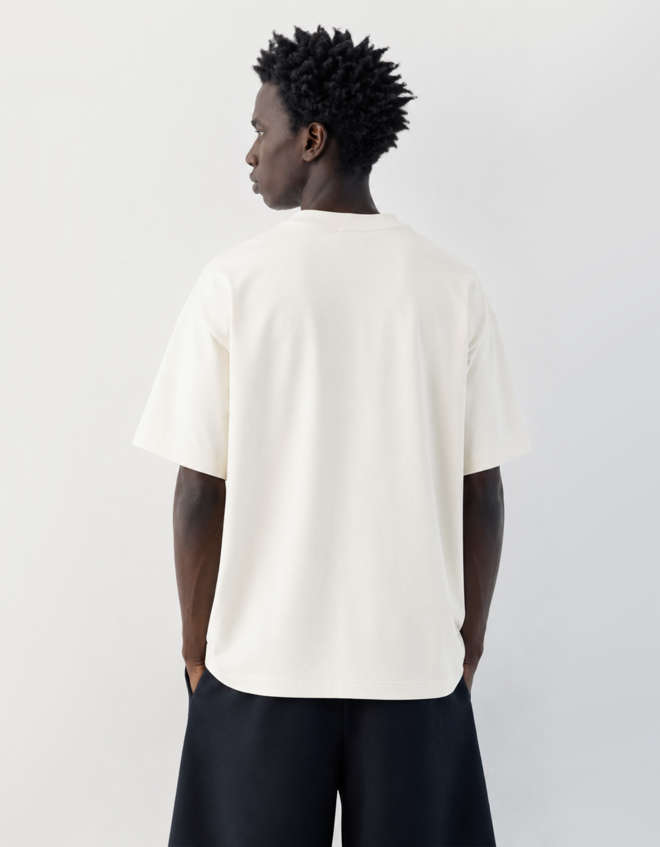 NEW YORK OFF WHITE OVERSIZED FIT T-SHIRT