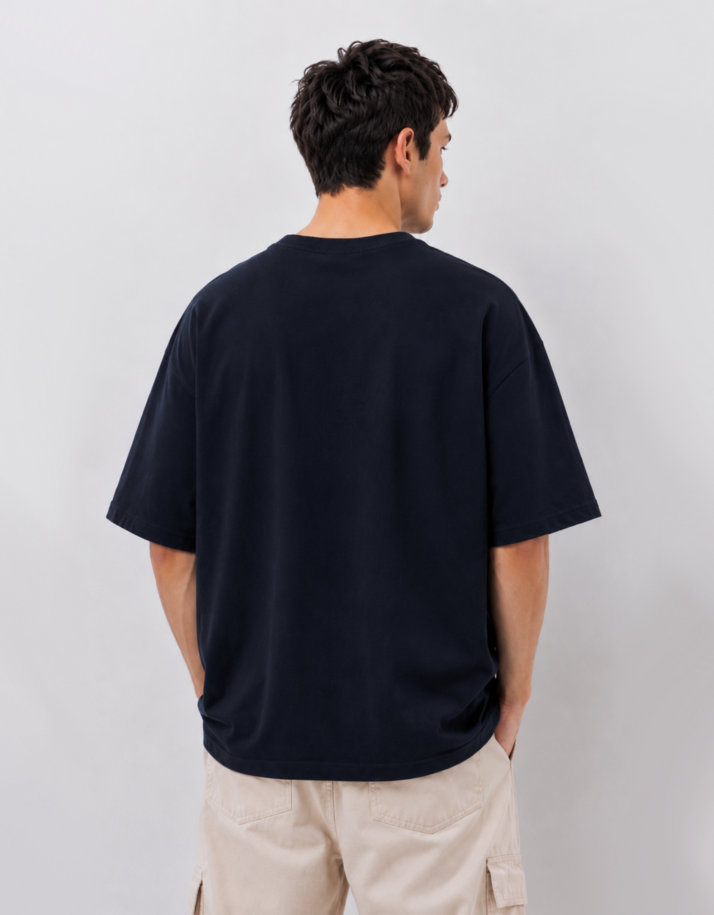 NEW YORK BLUE OVERSIZED FIT T-SHIRT