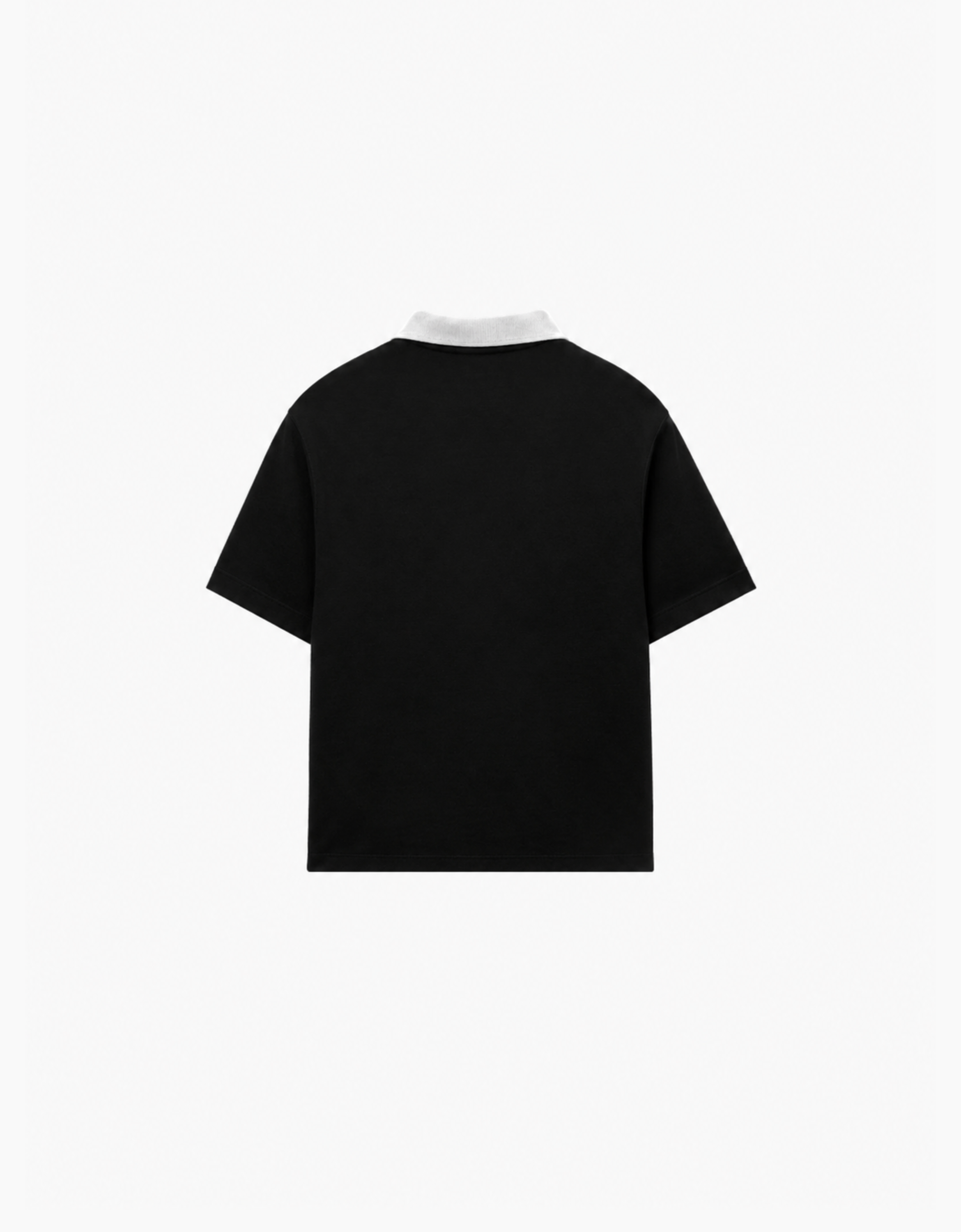 NEW YORK BLACK OVERSIZED FIT POLO T-SHIRT