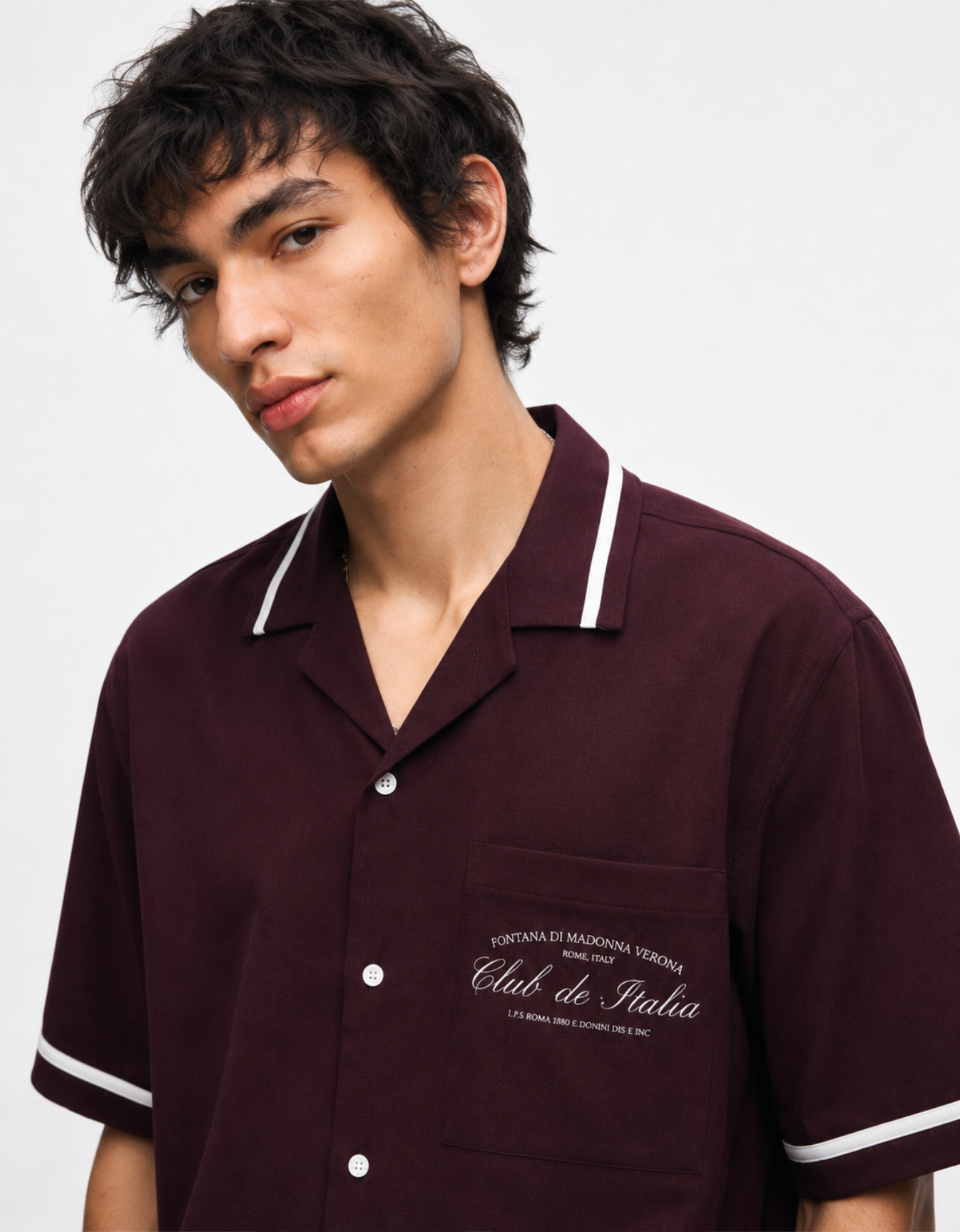 WINE BOWLING SHIRT