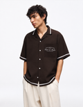 BROWN BOWLING SHIRT
