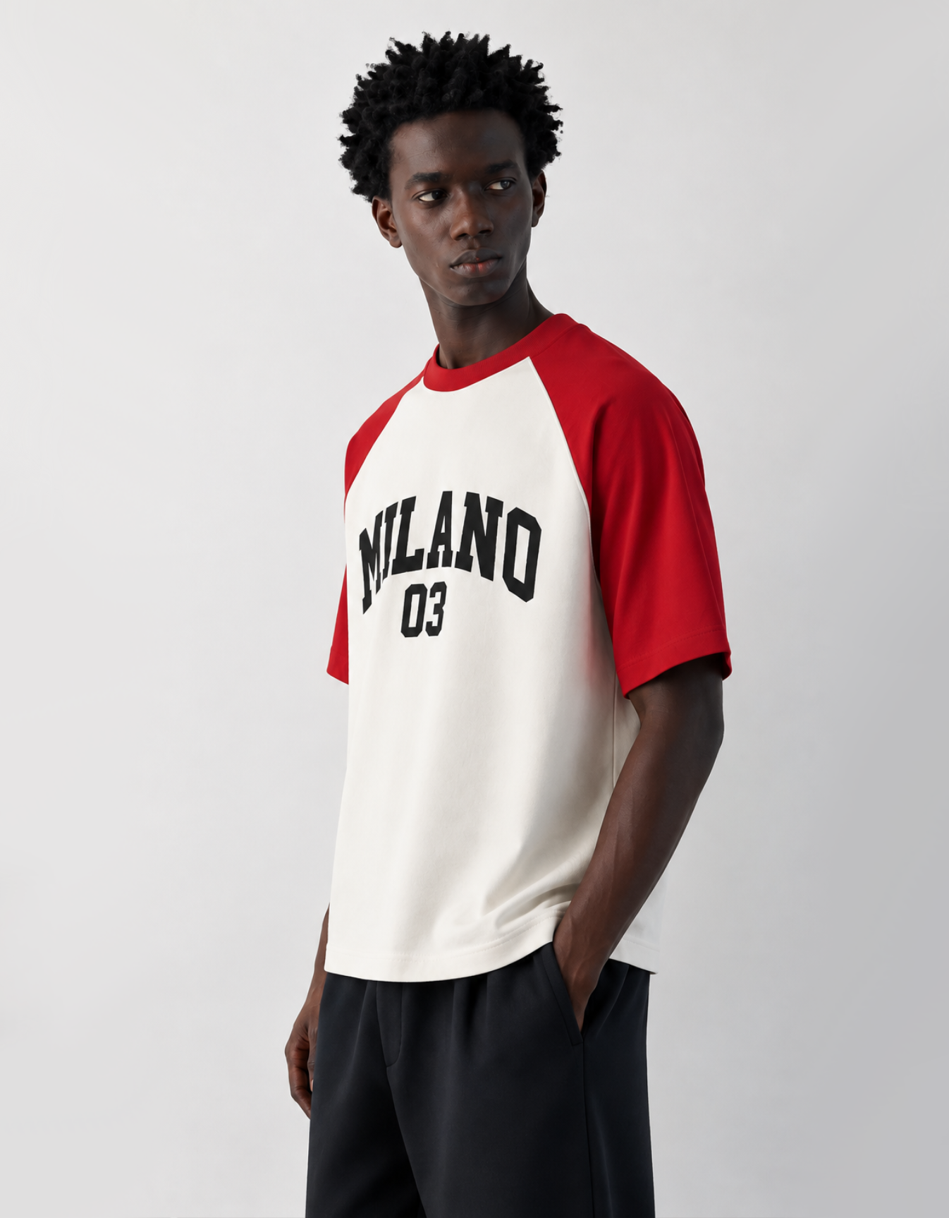 MILANO OVERSIZED FIT RAGLAN T-SHIRT